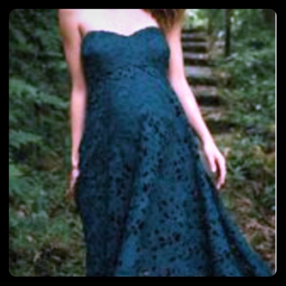 NWT A Pea In The Pod Maternity lace midi dress XS